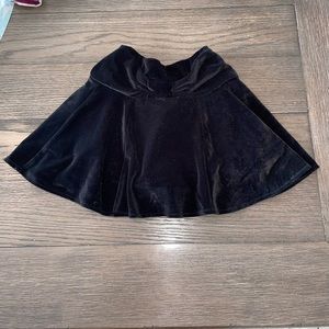 NWT Zara Girl Velvet Skirt Size 6